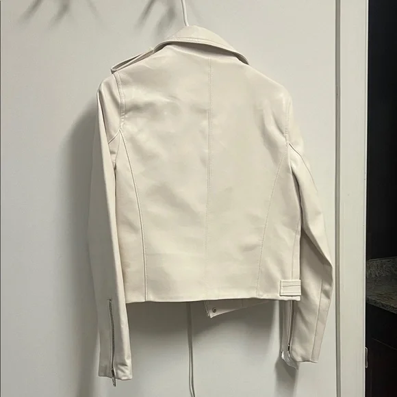 Truth Off-White Leather Jacket for Women - Picture 3 of 3